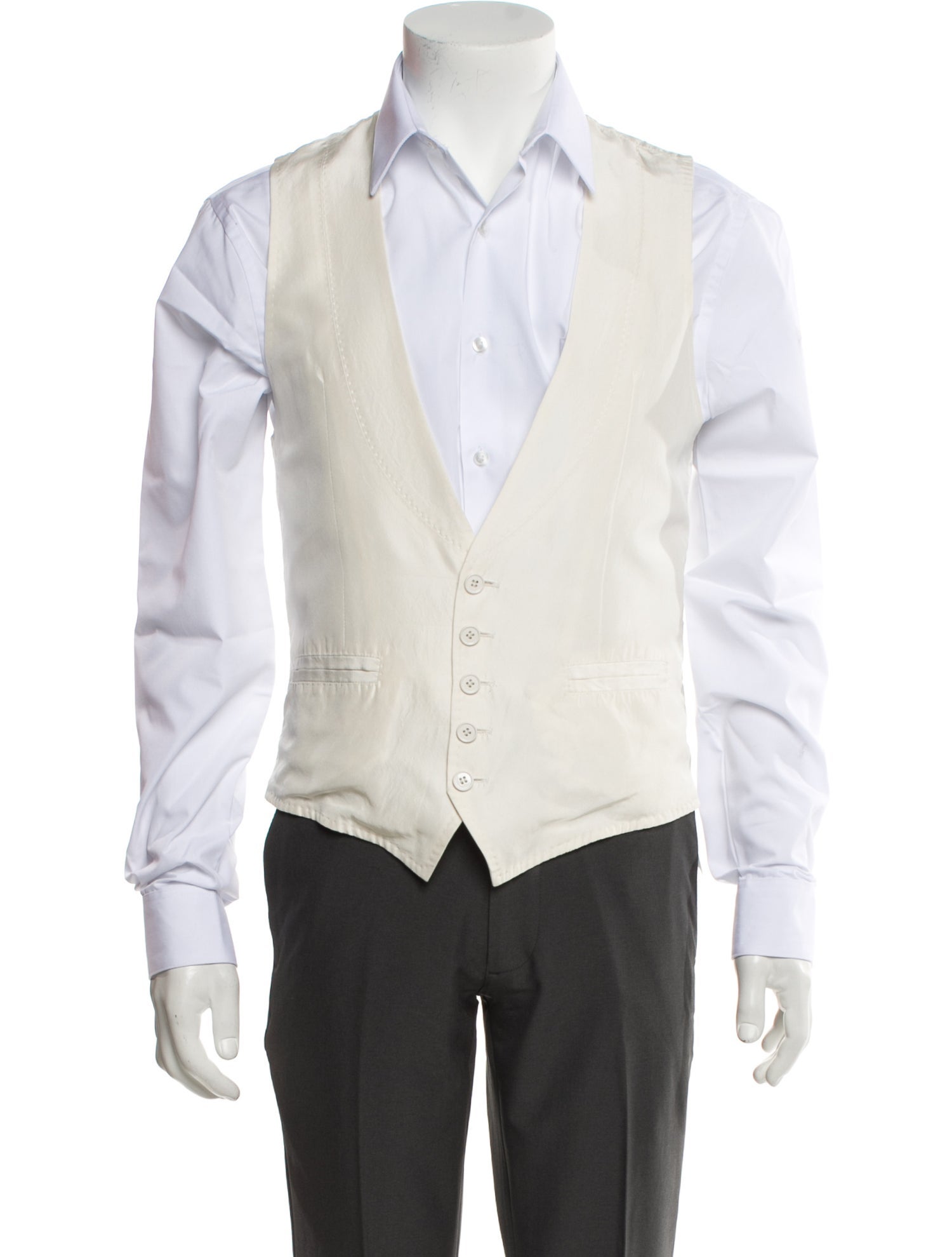 Dolce & Gabbana Silk Long Sleeve Dress Shirt