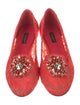 Dolce & Gabbana Lace Lace Pattern Flats