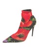 Dolce & Gabbana Printed Sock Boots