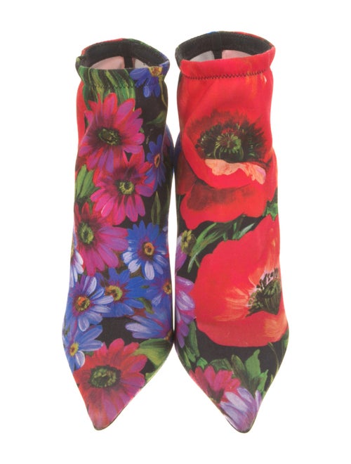 Dolce & Gabbana Printed Sock Boots
