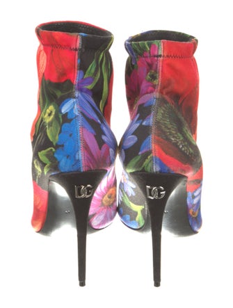 Dolce & Gabbana Printed Sock Boots
