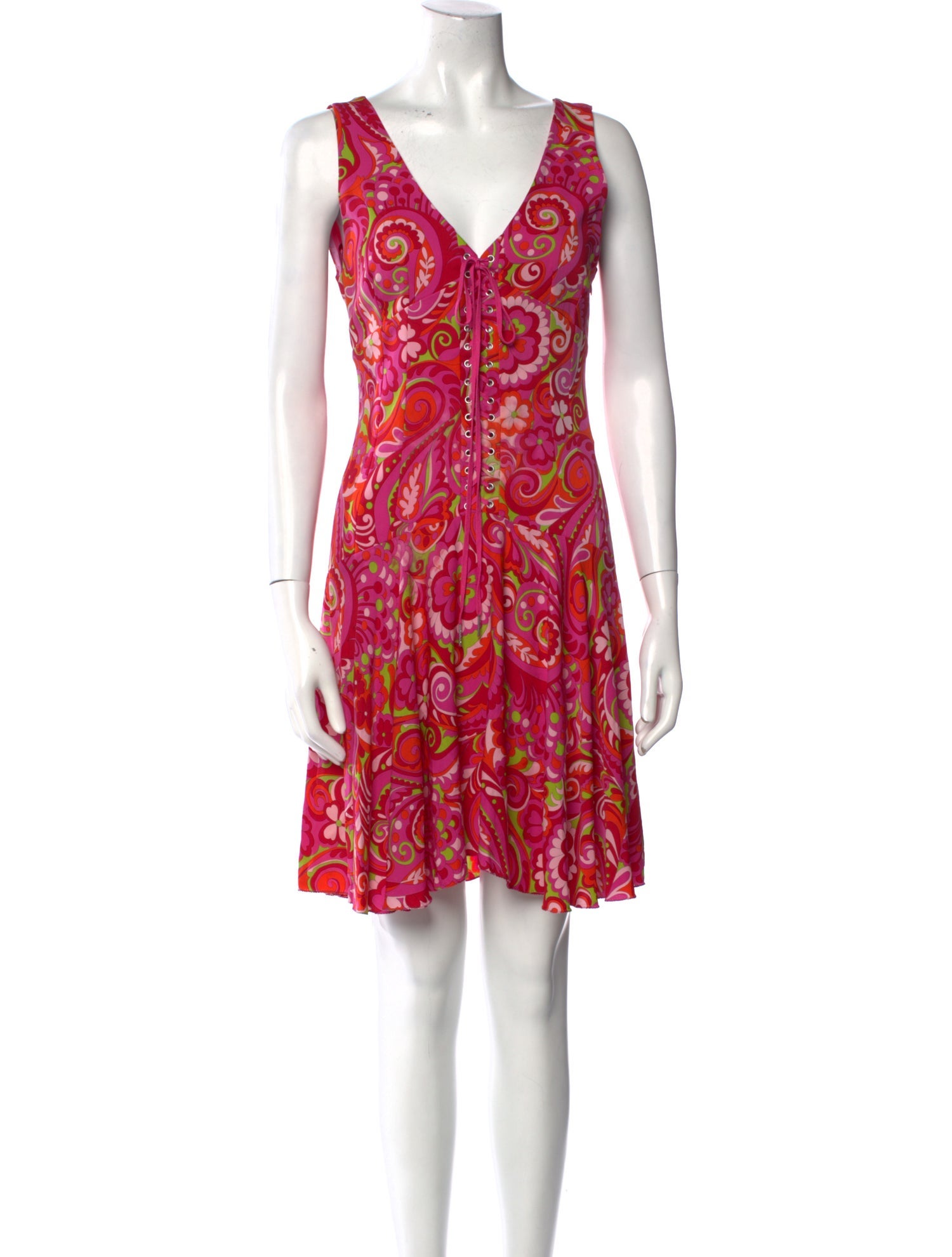 Dolce & Gabbana Silk Knee-Length Dress