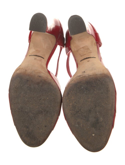 Dolce & Gabbana Patent Leather T-Strap Pumps