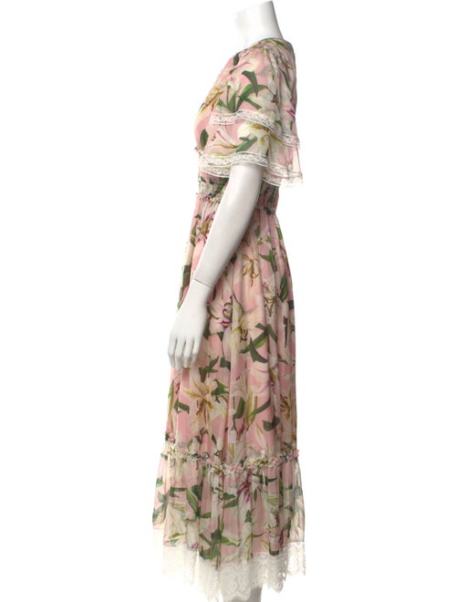 Dolce & Gabbana Floral Print Long Dress