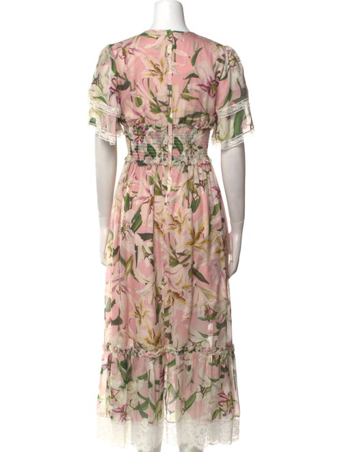 Dolce & Gabbana Floral Print Long Dress