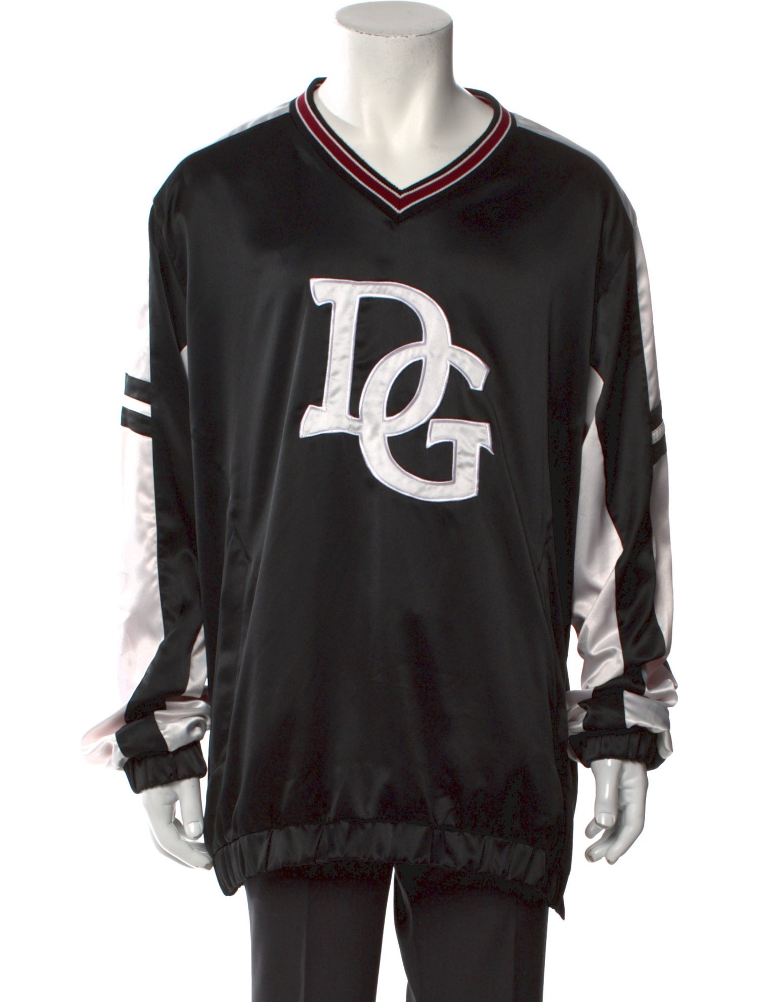 Dolce & Gabbana Graphic Print V-Neck Sweatshirt