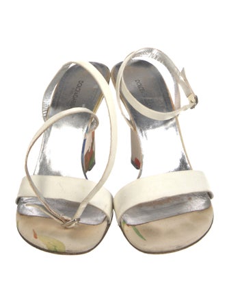 Dolce & Gabbana Canvas Tie-Dye Print Sandals