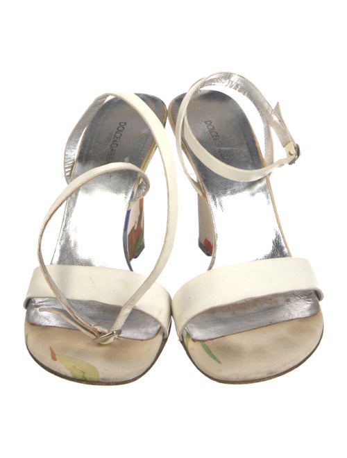 Dolce & Gabbana Canvas Tie-Dye Print Sandals