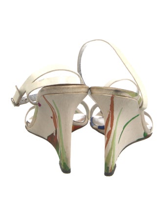 Dolce & Gabbana Canvas Tie-Dye Print Sandals