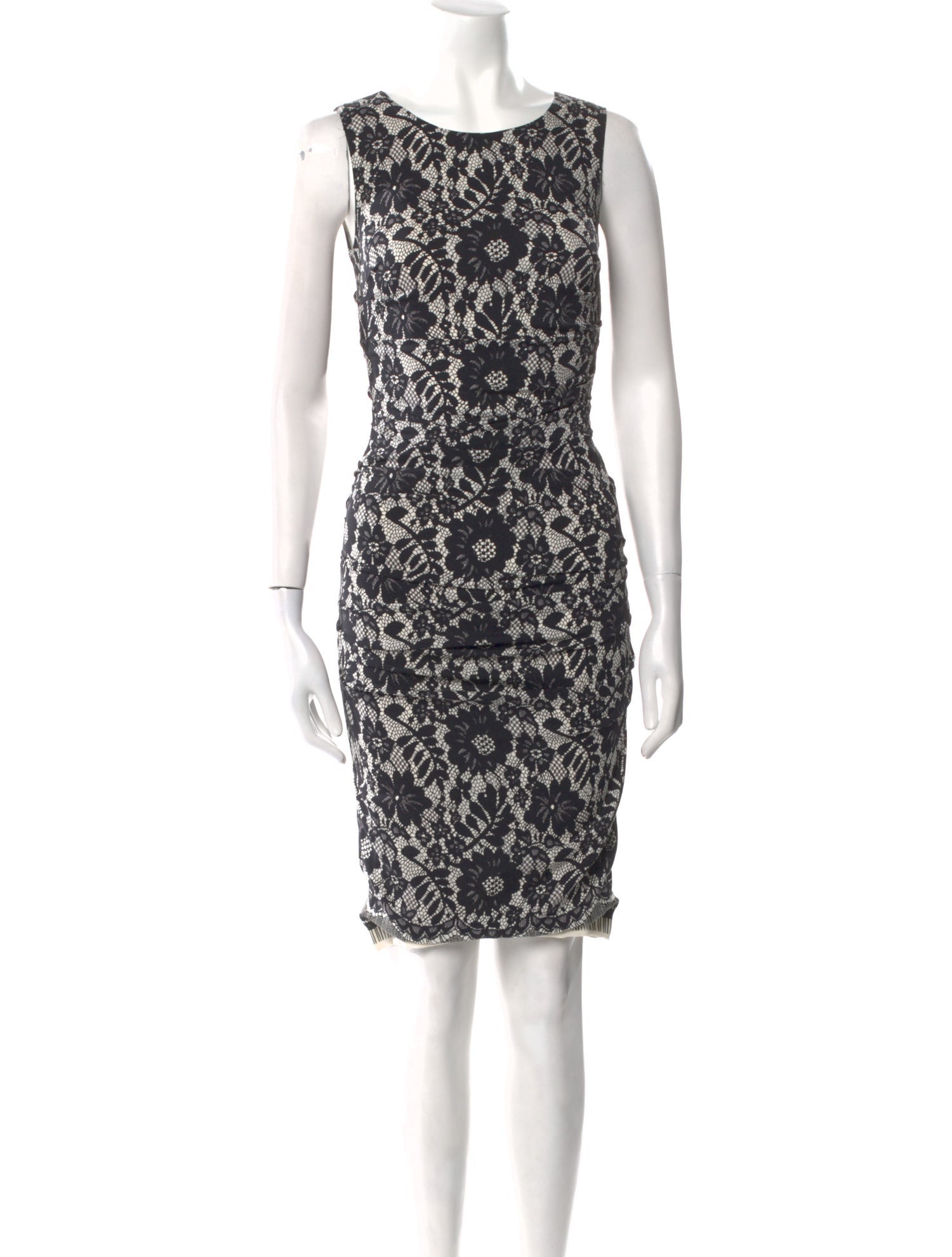 Dolce & Gabbana Silk Knee-Length Dress