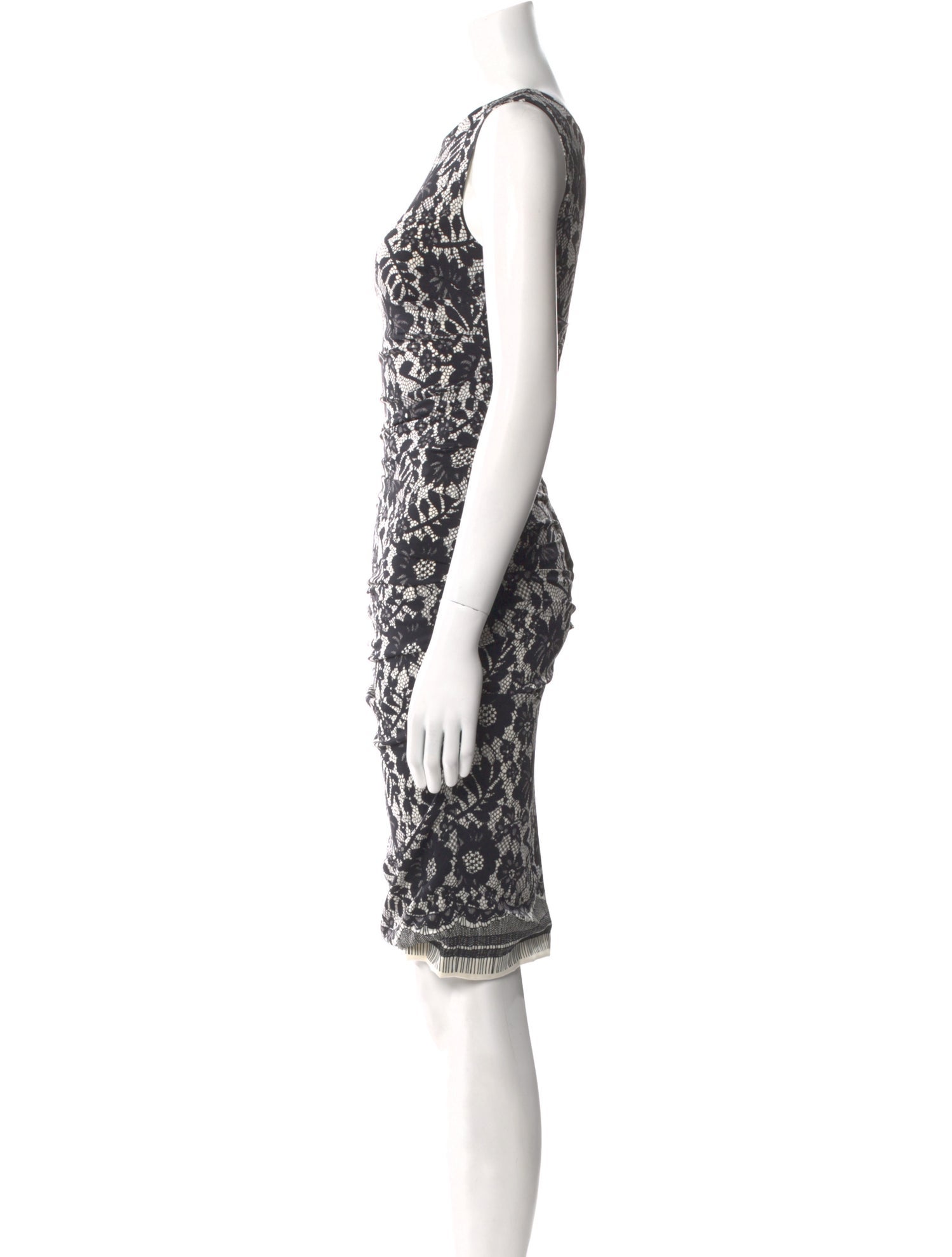 Dolce & Gabbana Silk Knee-Length Dress