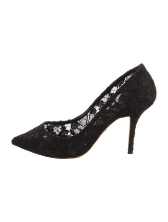 Dolce & Gabbana Lace Lace Pattern Pumps