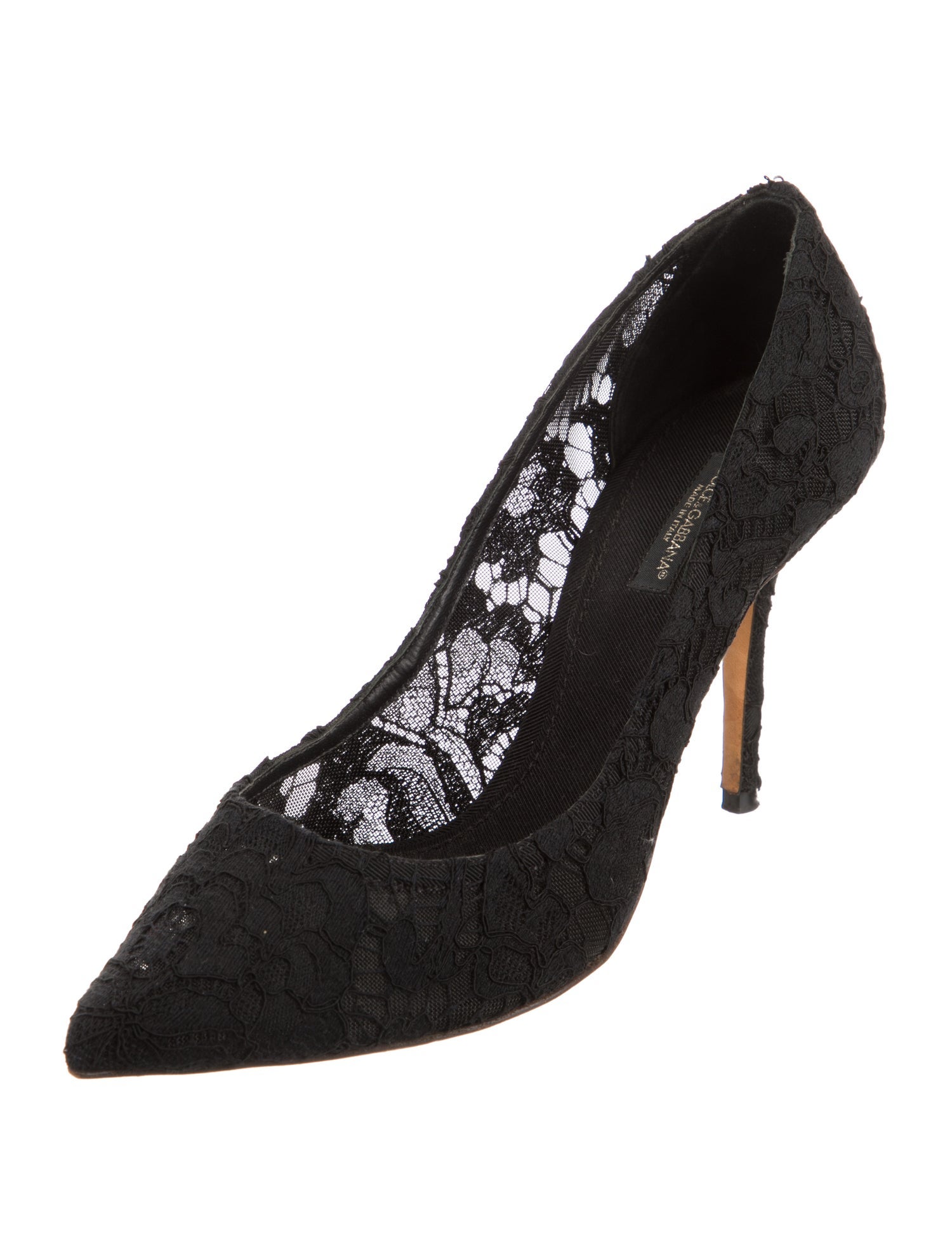 Dolce & Gabbana Lace Lace Pattern Pumps