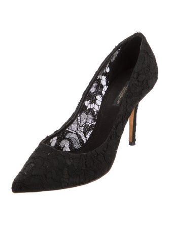Dolce & Gabbana Lace Lace Pattern Pumps
