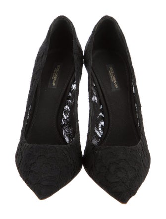 Dolce & Gabbana Lace Lace Pattern Pumps