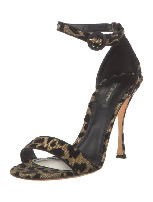 Dolce & Gabbana Animal Print Sandals