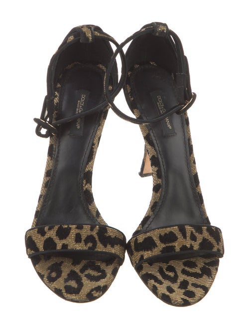 Dolce & Gabbana Animal Print Sandals
