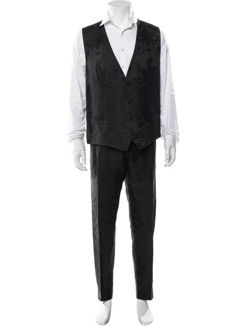 Dolce & Gabbana Plaid Print Two-Piece Tuxedo