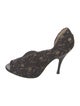 Dolce & Gabbana Lace Pattern D'Orsay Pumps