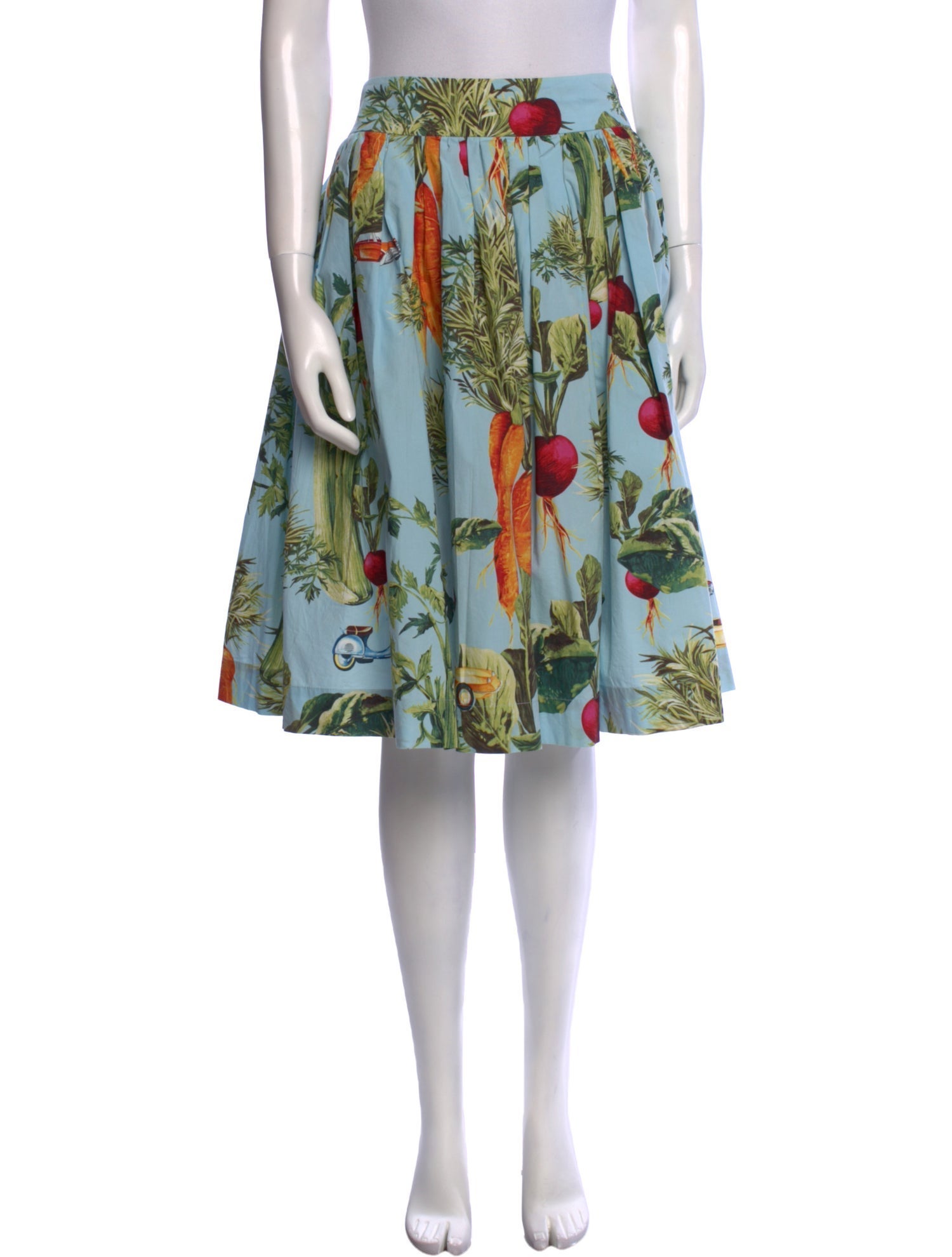 Dolce & Gabbana Printed Knee-Length Skirt