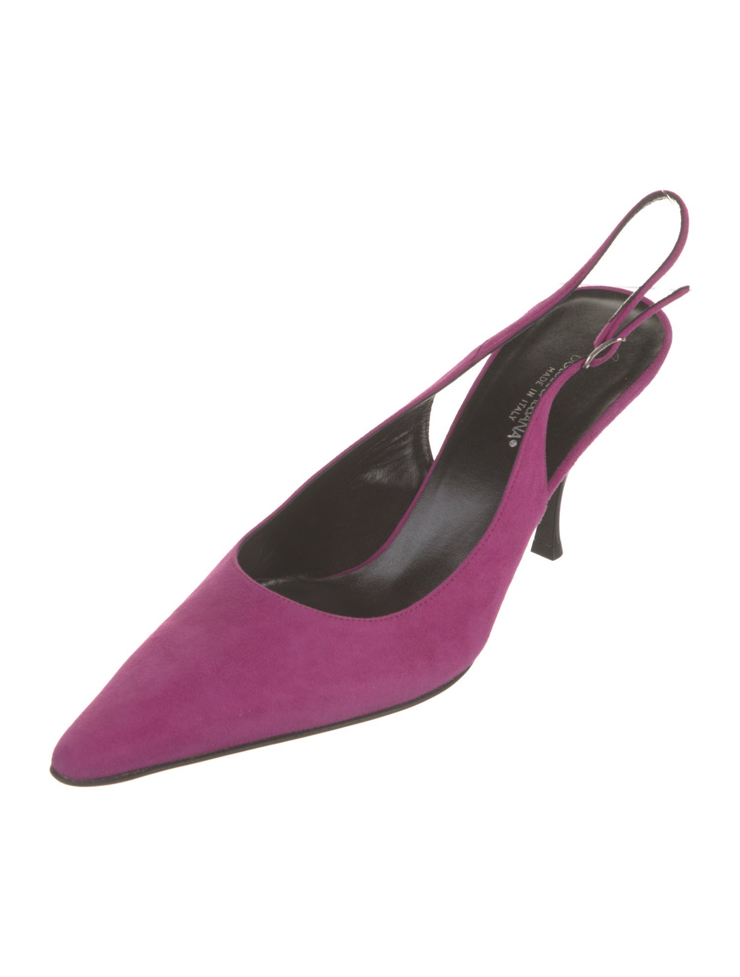 Dolce & Gabbana Suede Slingback Pumps