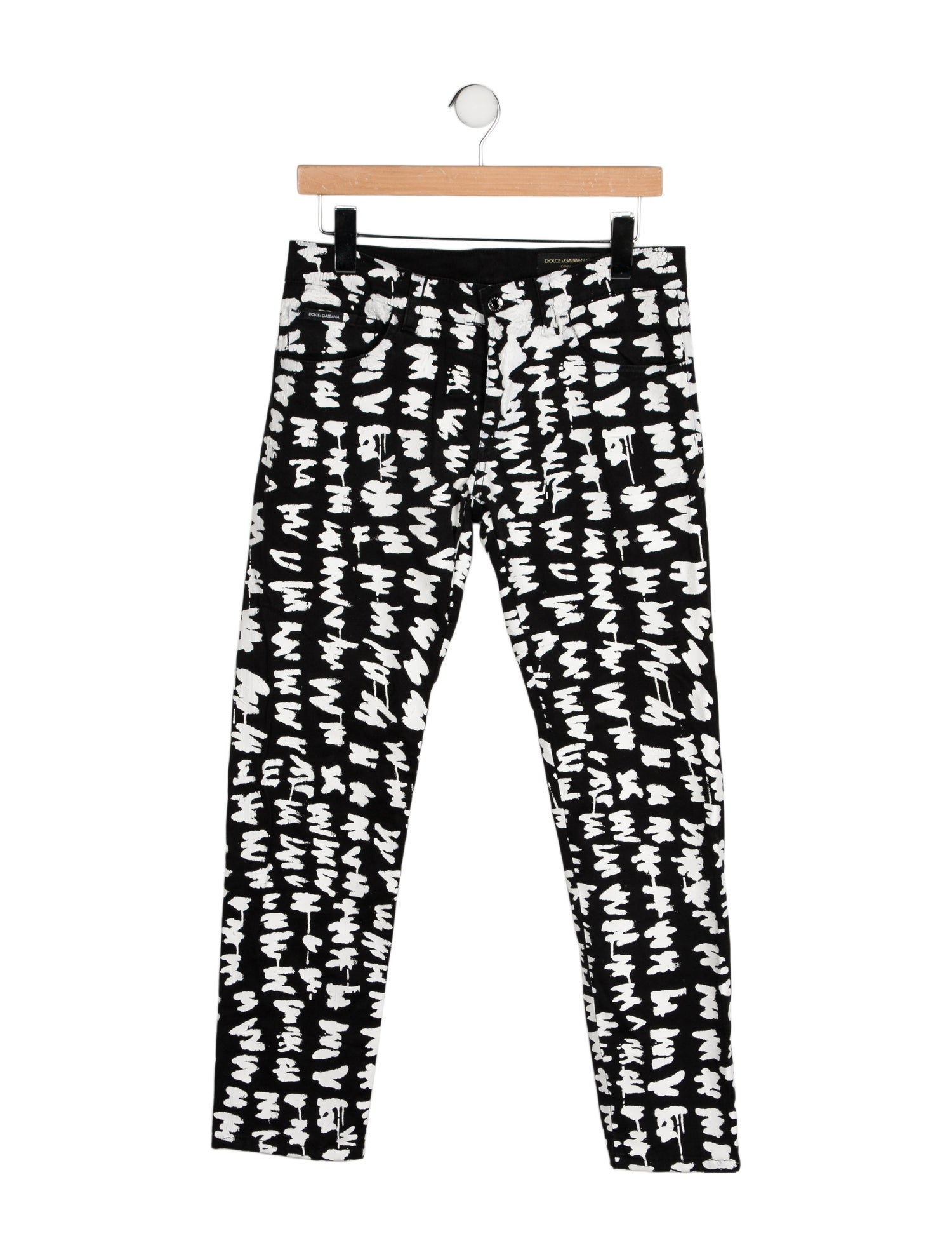 Dolce & Gabbana Mid-Rise Straight Leg Jeans