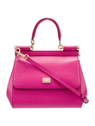 Dolce & Gabbana Leather Top Handle Bag