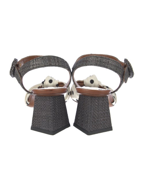 Dolce & Gabbana Canvas Floral Print Sandals