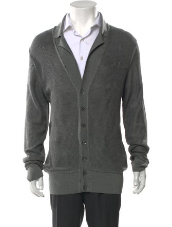 Dolce & Gabbana Silk V-Neck Polo Shirt