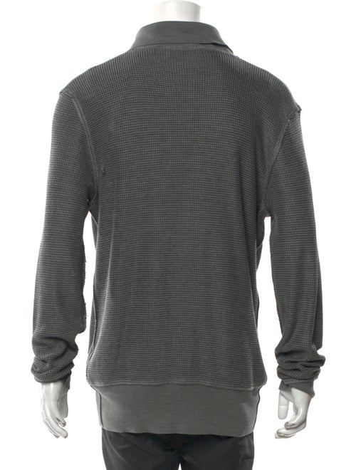 Dolce & Gabbana Silk V-Neck Polo Shirt