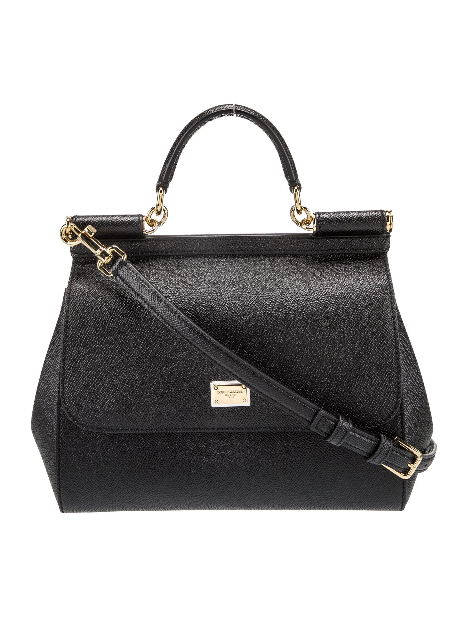 Dolce & Gabbana Leather Top Handle Bag