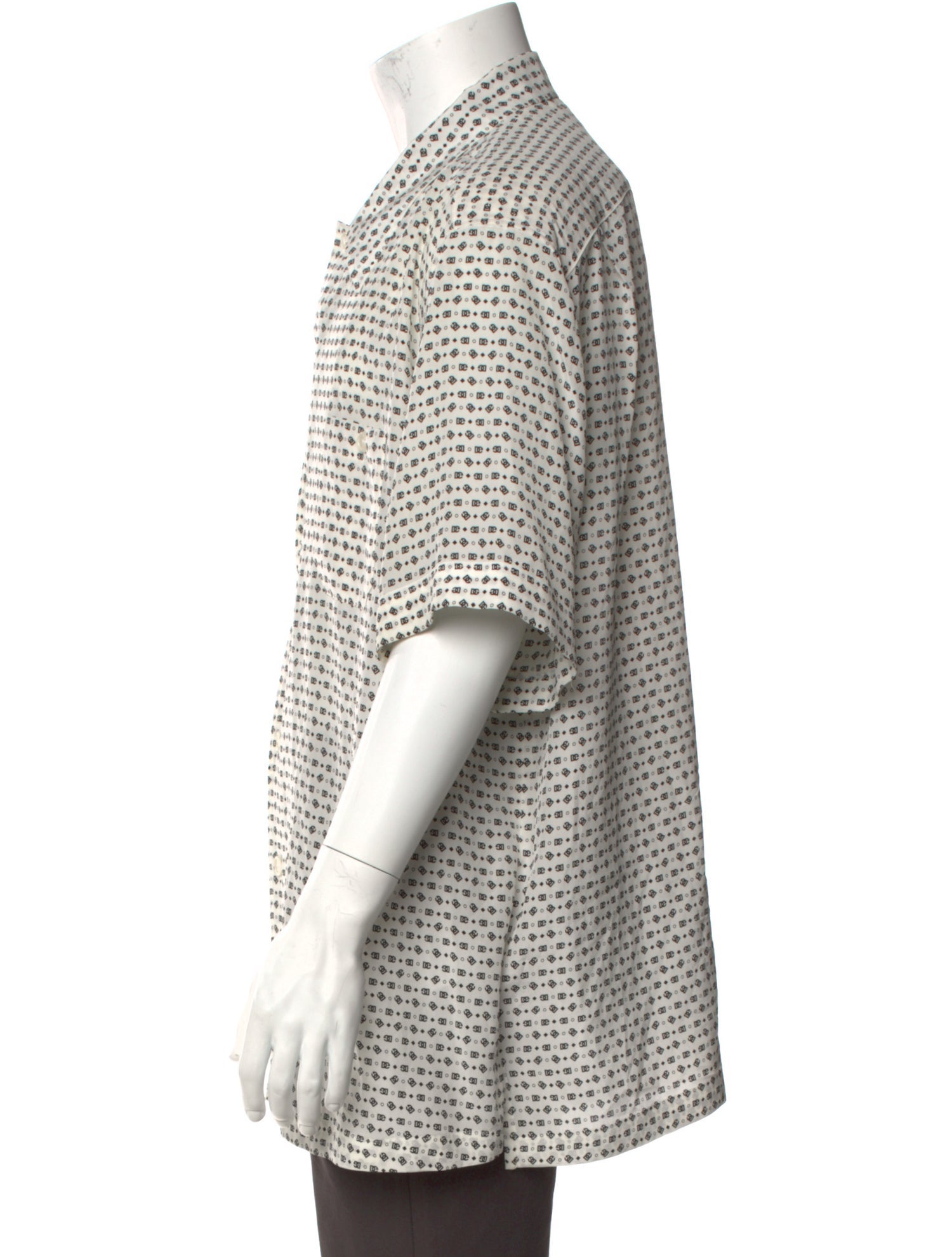 Dolce & Gabbana Silk Printed Shirt