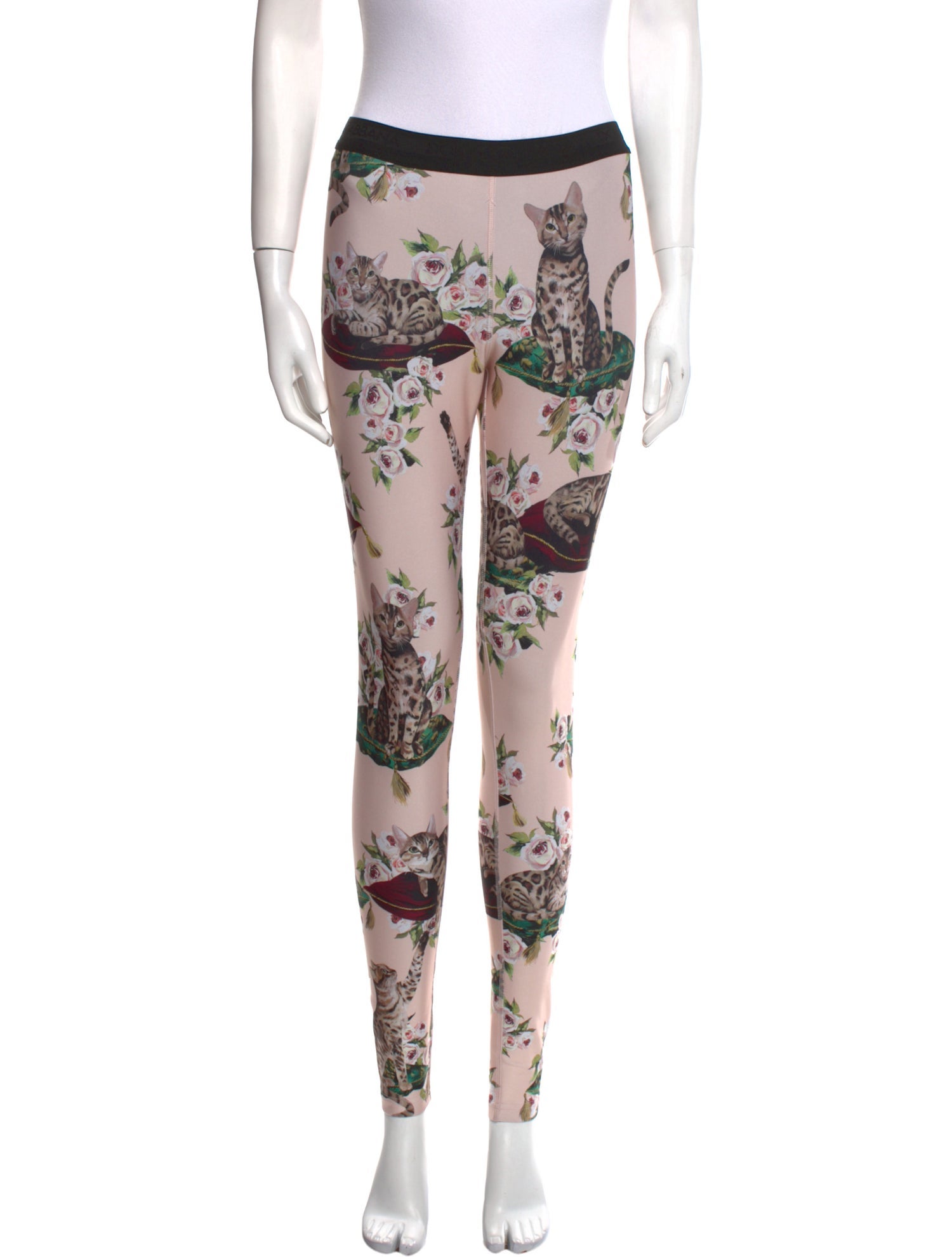 Dolce & Gabbana Silk Skinny Leg Pants w/ Tags