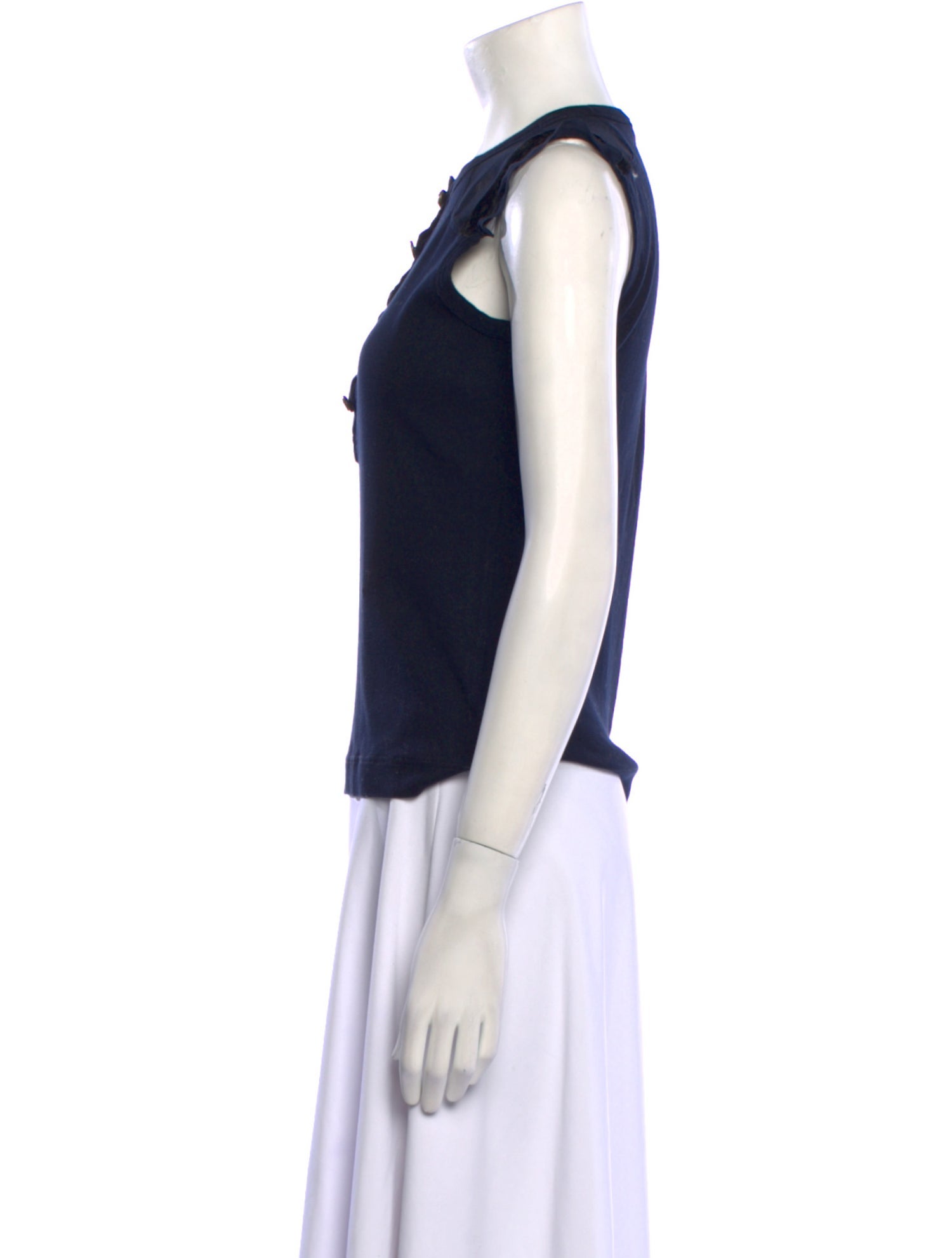 Dolce & Gabbana Crew Neck Sleeveless Top