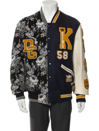 Dolce & Gabbana Printed Varsity Jacket
