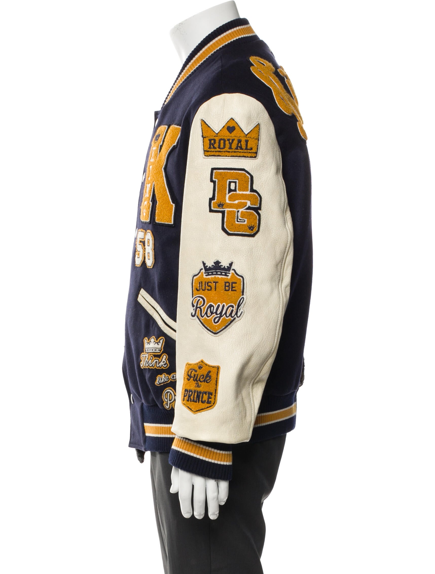 Dolce & Gabbana Printed Varsity Jacket