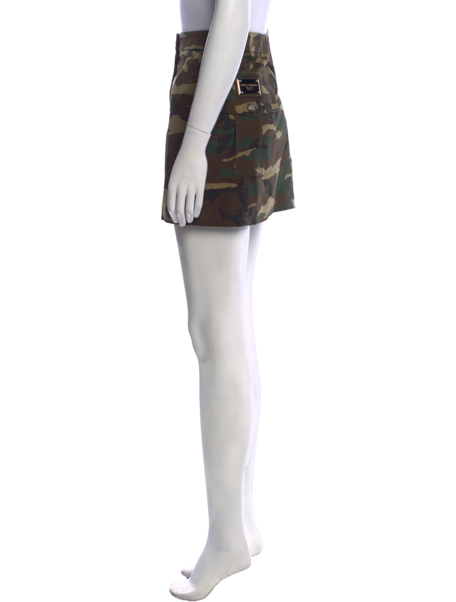 Dolce & Gabbana Floral Print Mini Skirt