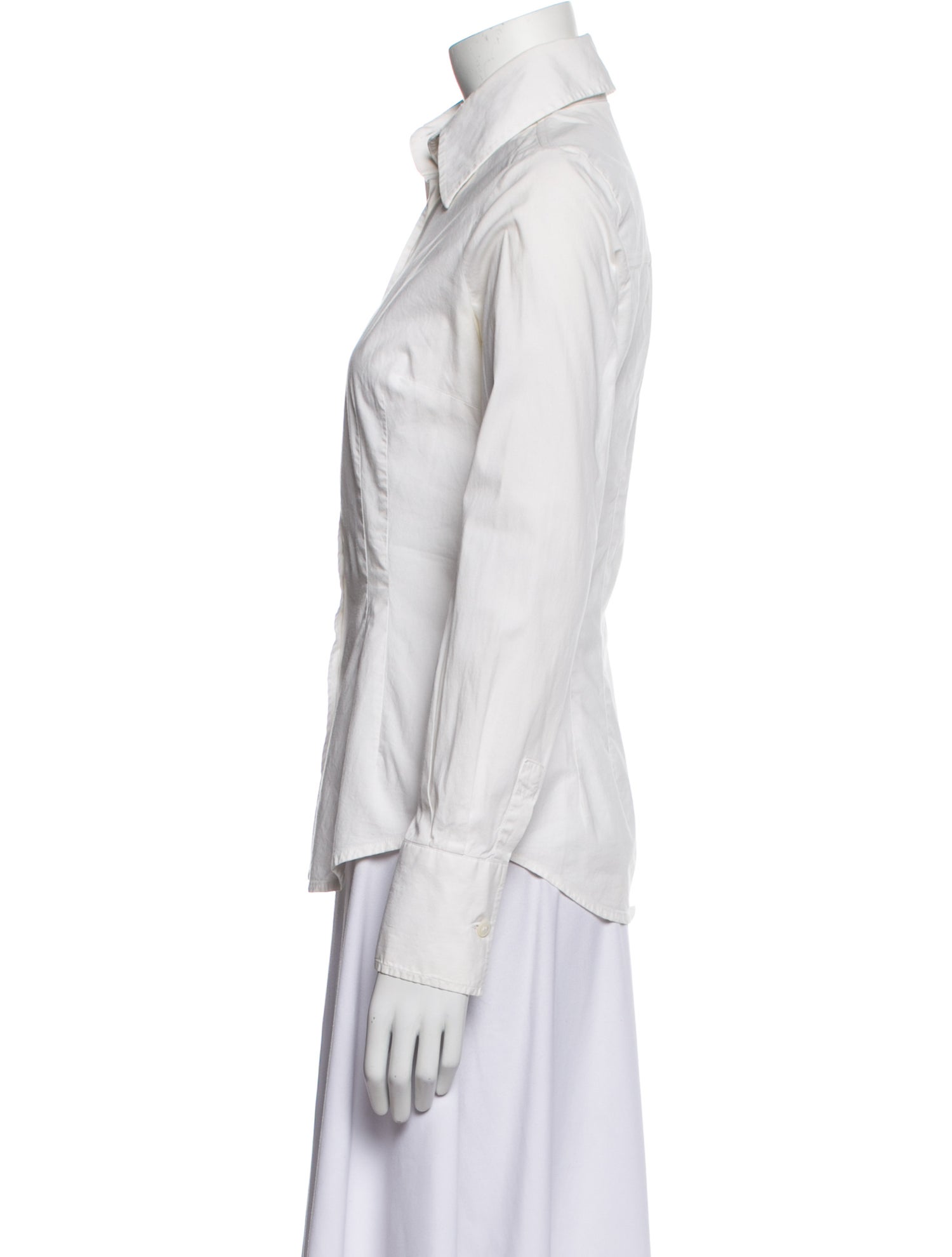 D&G Long Sleeve Button-Up Top