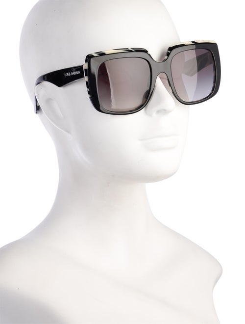 Dolce & Gabbana Square Gradient Sunglasses
