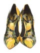 Dolce & Gabbana Patent Leather Printed Pumps