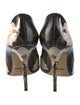Dolce & Gabbana Floral Print Crystal Embellishments Pumps
