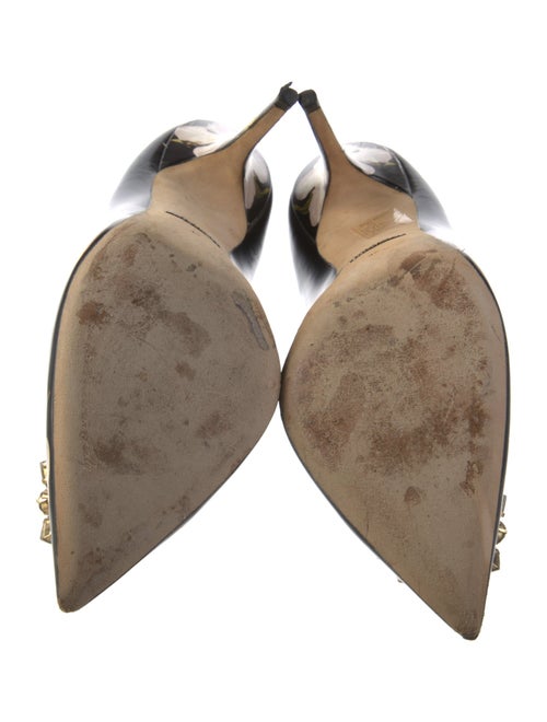 Dolce & Gabbana Floral Print Crystal Embellishments Pumps