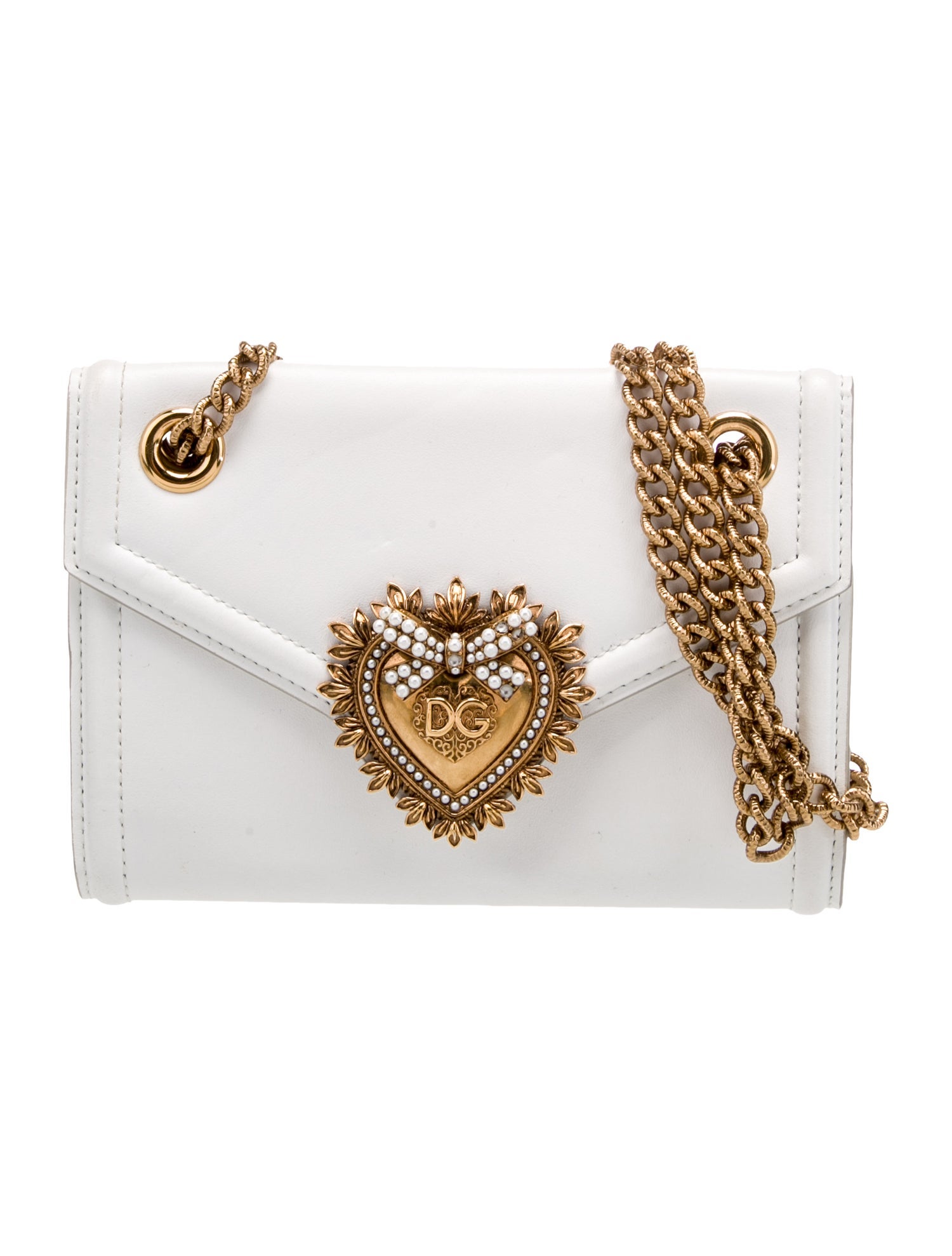 Dolce & Gabbana Faux Pearl Shoulder Bag