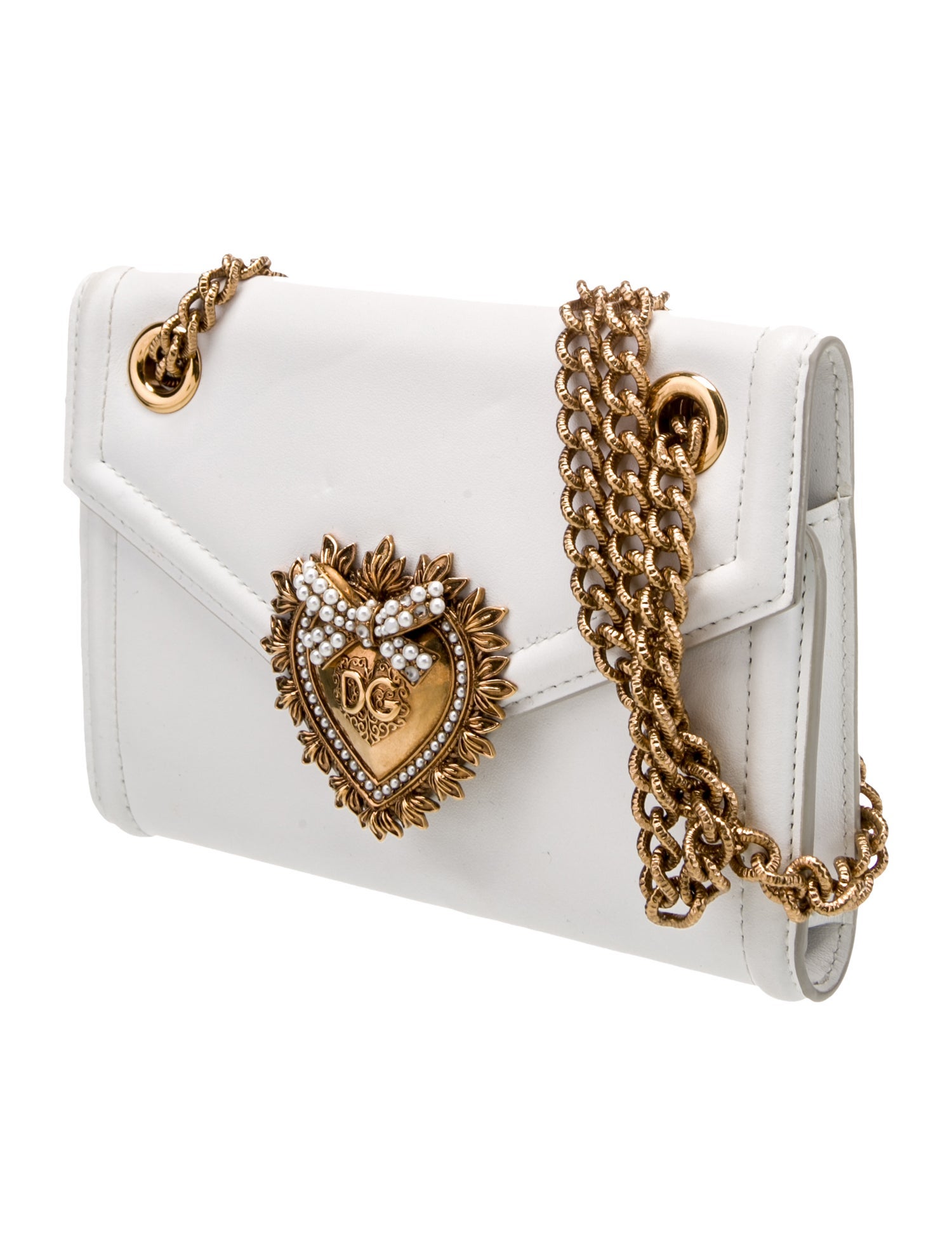 Dolce & Gabbana Faux Pearl Shoulder Bag