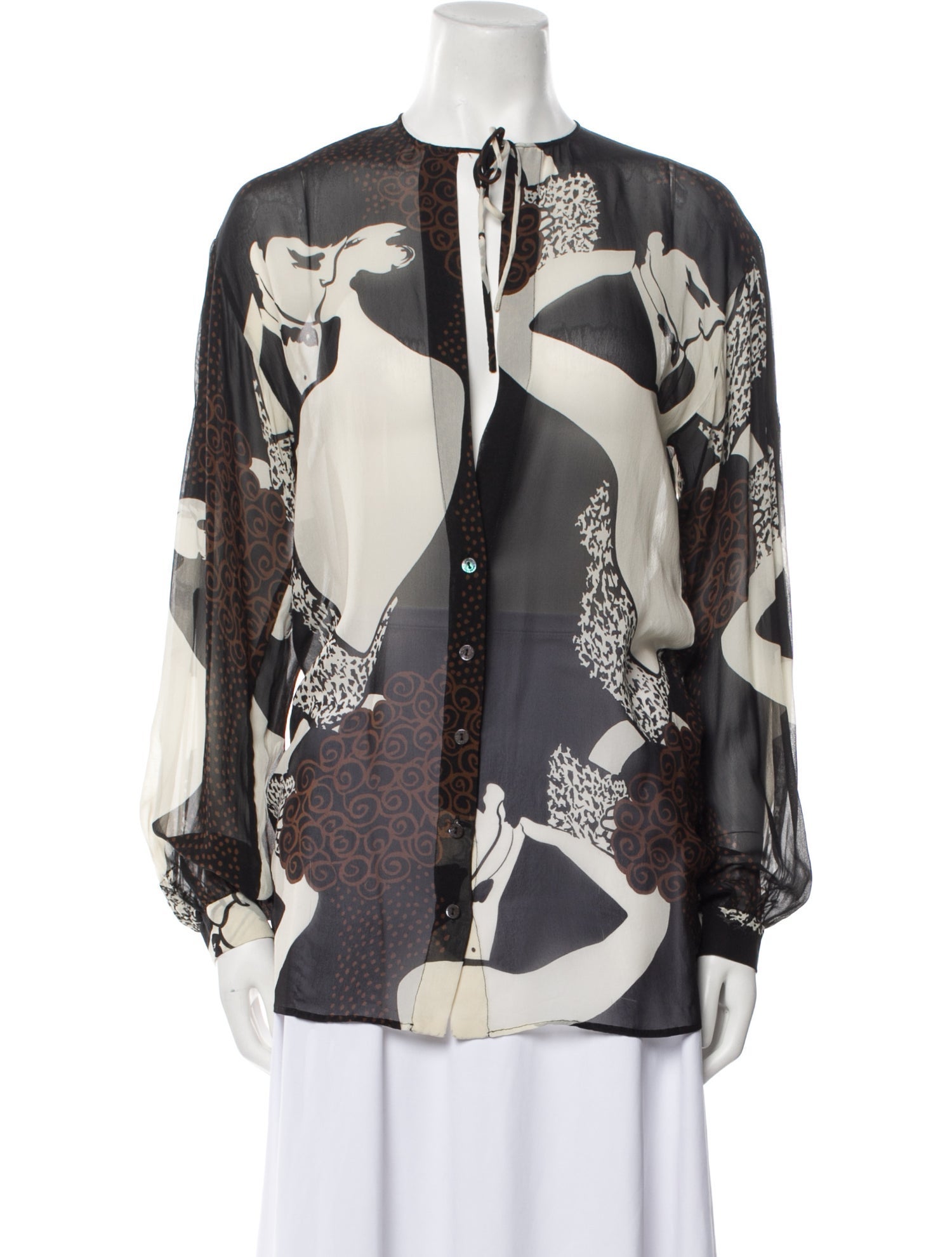 Dolce & Gabbana Silk Printed Tunic