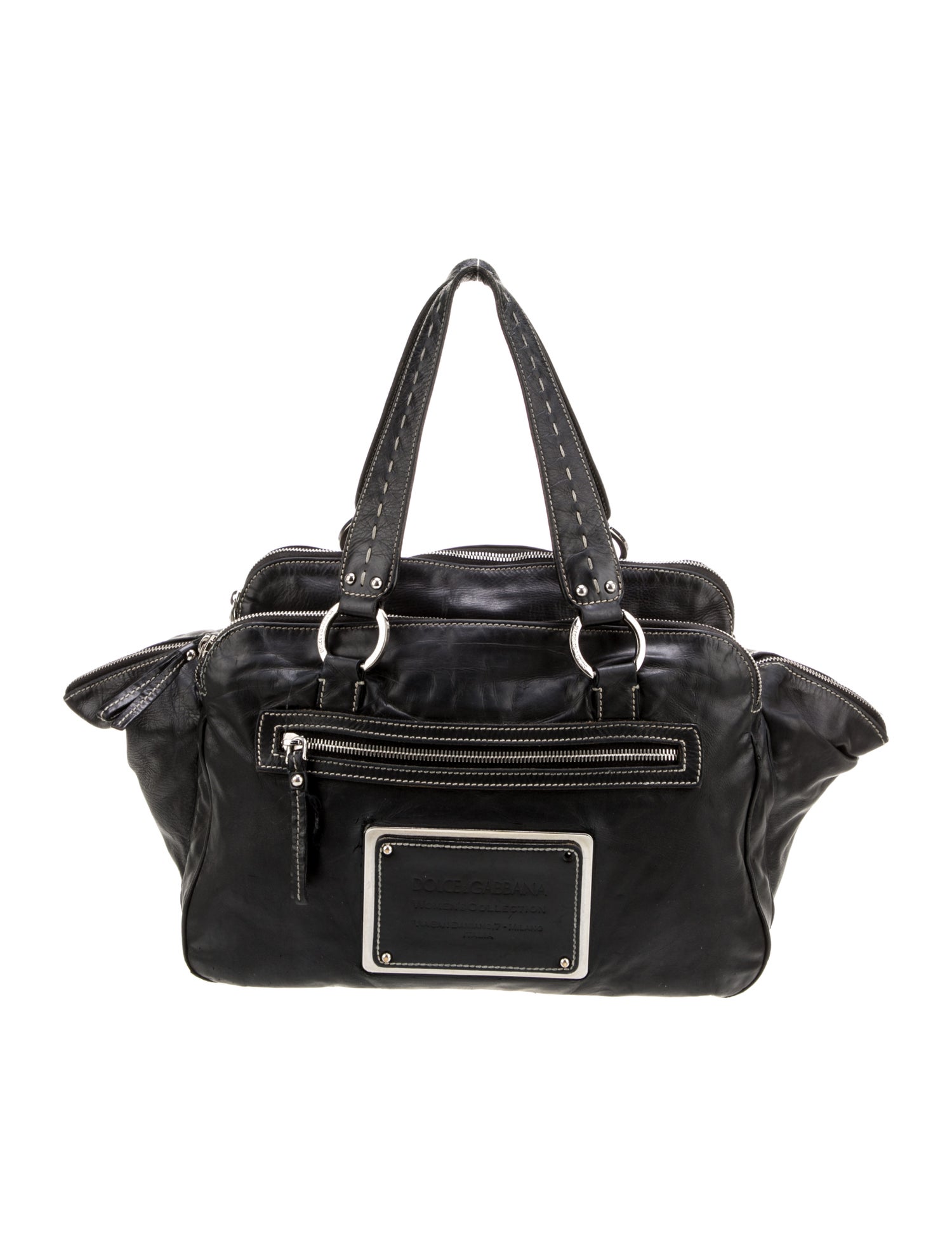 Dolce & Gabbana Leather Top Handle Bag