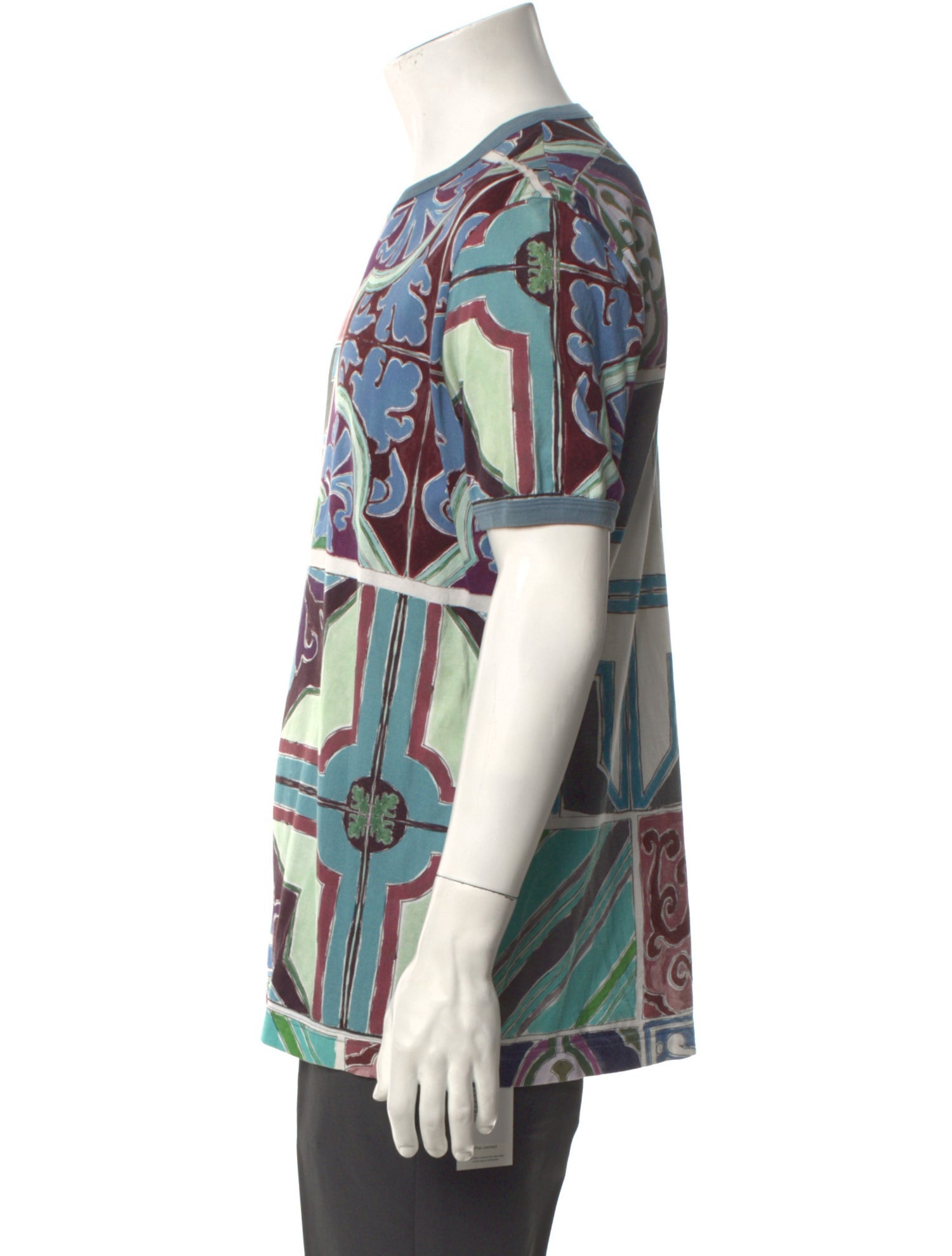 Dolce & Gabbana Printed Crew Neck T-Shirt