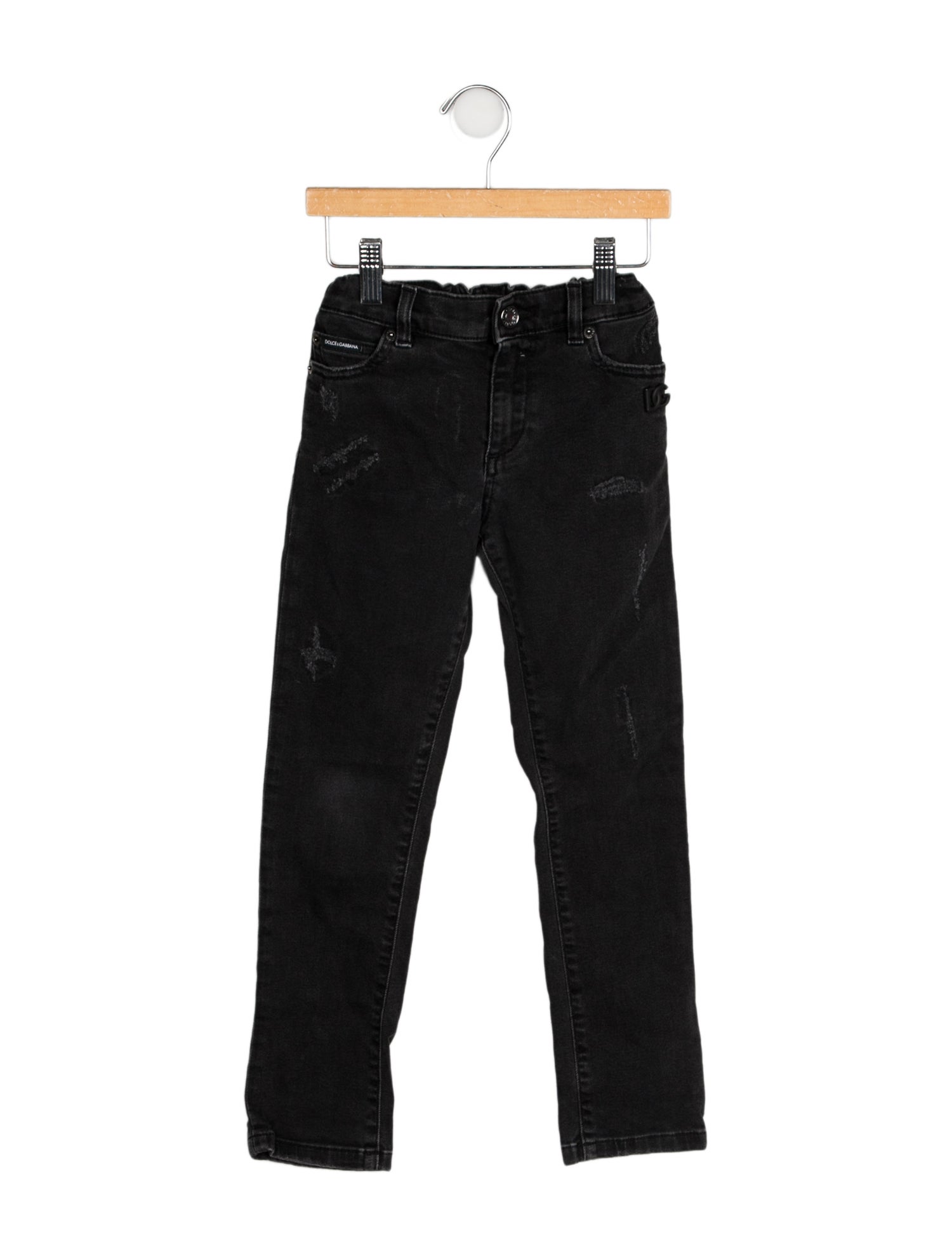 Dolce & Gabbana Solid Denim Jeans