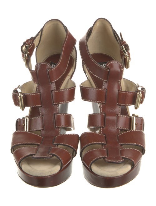 Dolce & Gabbana Leather Gladiator Sandals