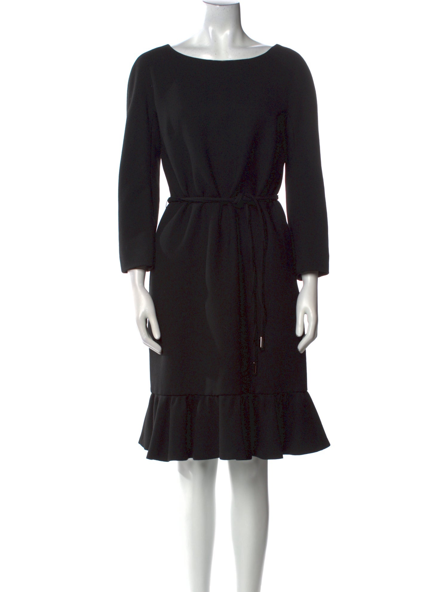 Dolce & Gabbana Virgin Wool Knee-Length Dress